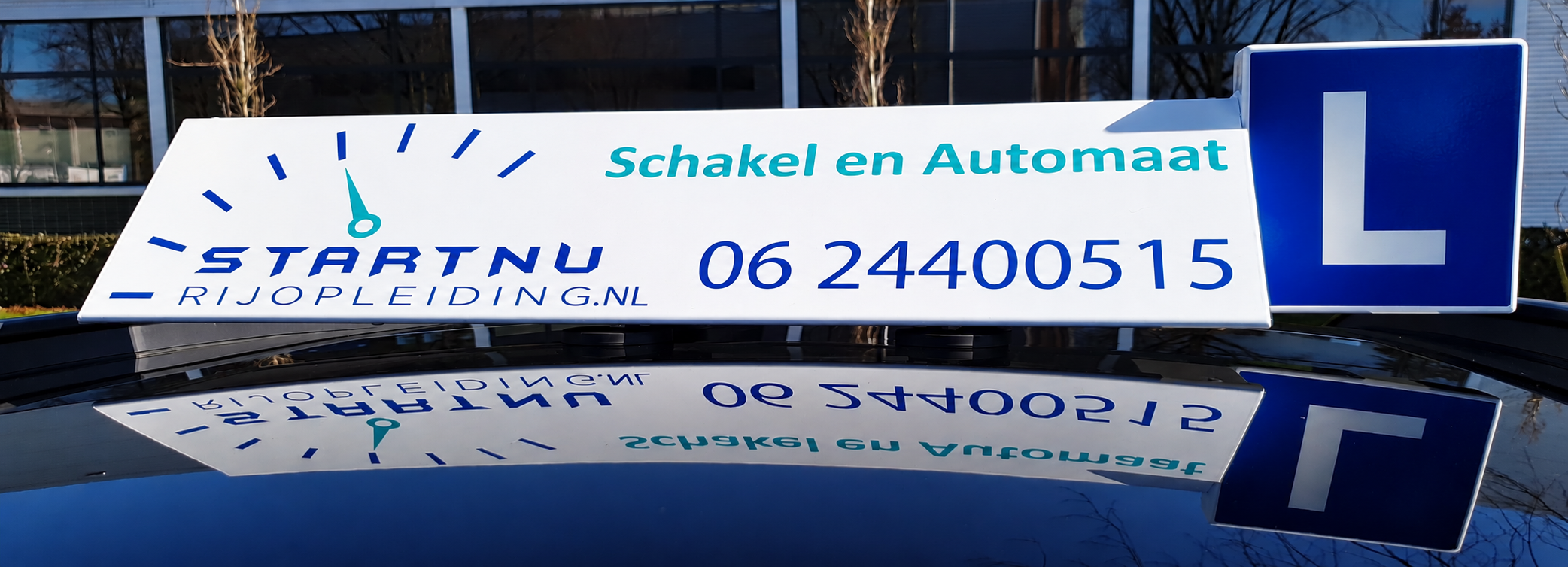 Lesbord van Startnu Rijopleiding voor schakel- en automaatlessen